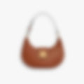 Arc Clasp Shoulder 24 – Tan Leather | Signature Hardware
