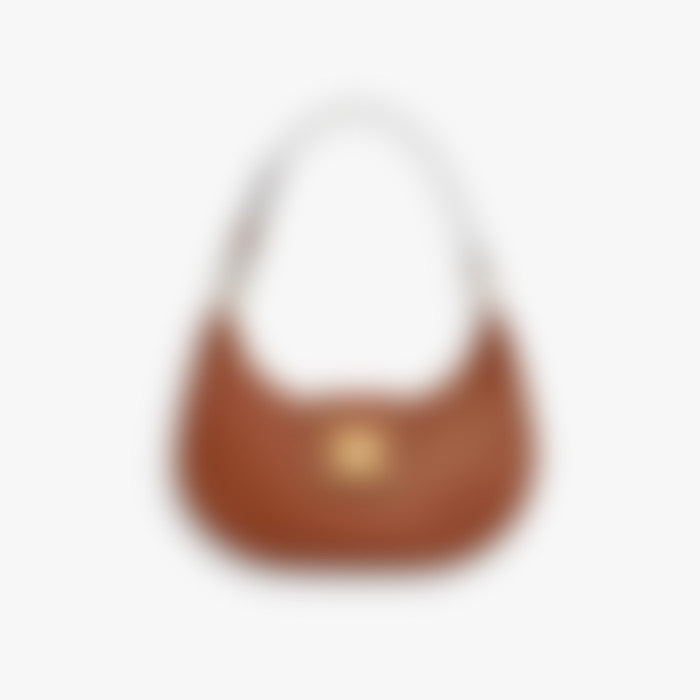 Arc Clasp Shoulder 24 – Tan Leather | Signature Hardware