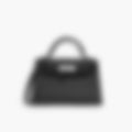 Classic Carry 22 – Black Leather | Silver Hardware