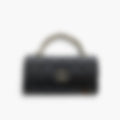 Classic Carry Mini 18 – Black Leather | Silver Hardware