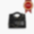 Classic Shopper 24 – Black Leather | Silver Hardware