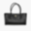 Classic Shopper 36 – Black Leather | Silver Hardware