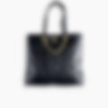 Classic Shopper 37 – Black Leather | Silver Hardware