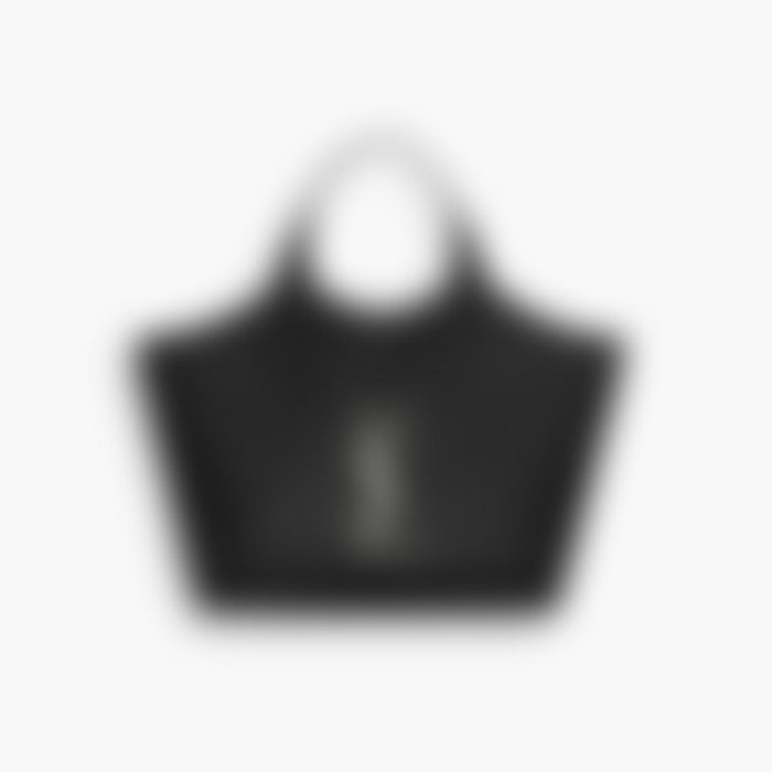 Classic Shopper 40 – Black Leather | Silver Hardware