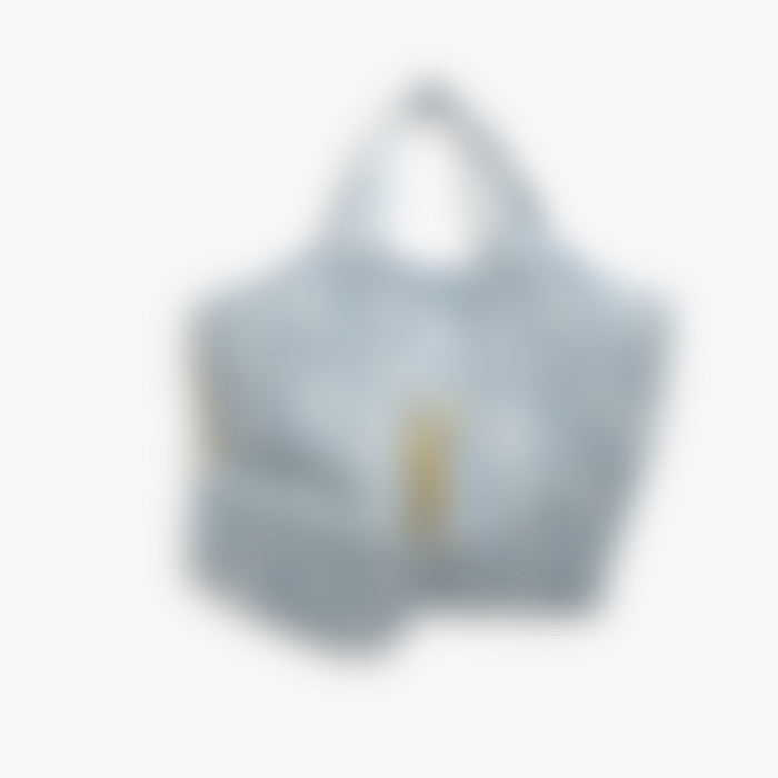 Classic Shopper 40 – Blue Leather | Silver Hardware