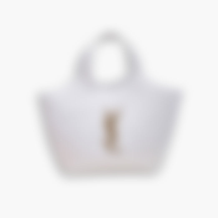 Classic Shopper 50 – White Leather | Gold Hardware