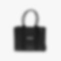 Classic Tote 27 – Black Leather | Silver Hardware