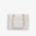 Classic Tote 33 – White Leather | Gold Hardware