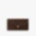 Compact Wallet 19 – Brown Leather | Gold Hardware