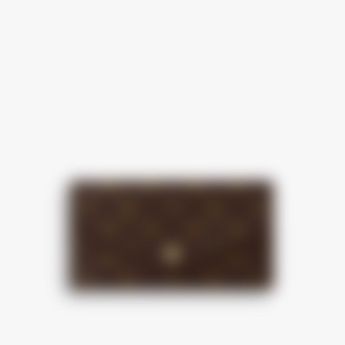 Compact Wallet 19 – Brown Leather | Gold Hardware