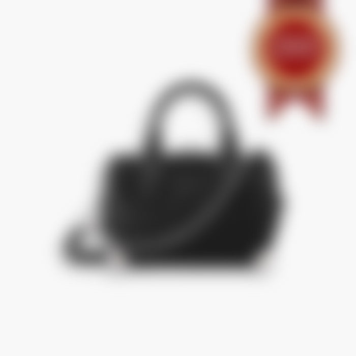 Daily Barrel 20 – Black Leather | Silver Hardware