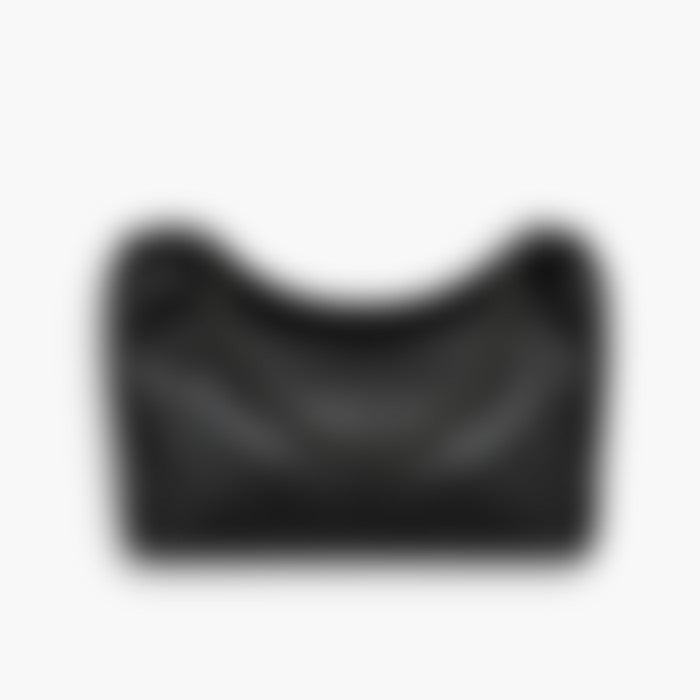 Daily Hobo 36 – Black Leather | Silver Hardware