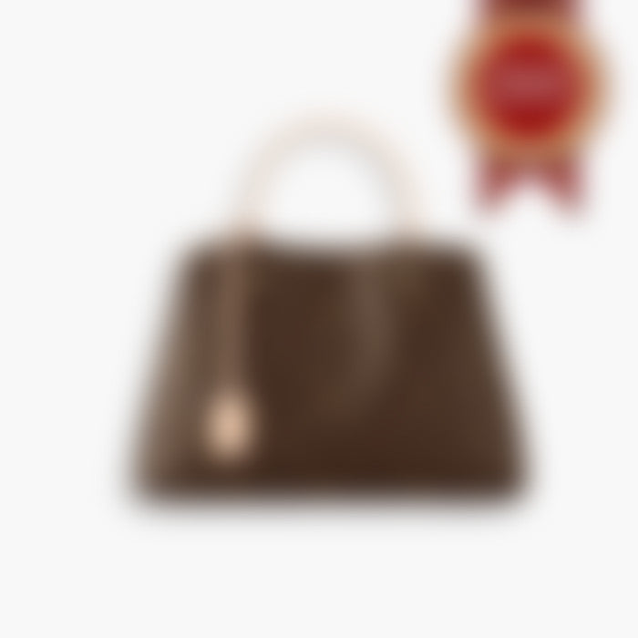 Dome Carry 33 – Brown Leather | Gold Hardware