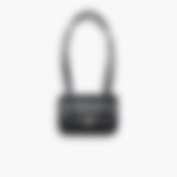 Evening Clutch 17 – Black Leather | Silver Hardware