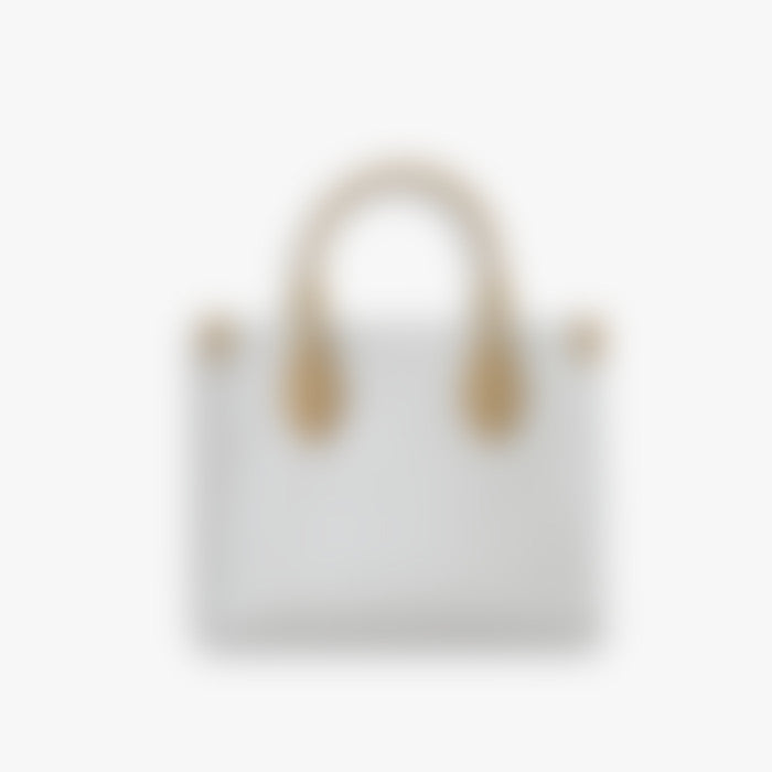 Everyday Tote 25 – Blue Leather | Silver Hardware