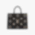 Everyday Tote 35 – Black Leather | Silver Hardware