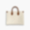 Everyday Tote 35 – White Leather | Gold Hardware