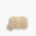 Grained Shoulder 24 – Beige Leather | Gold Hardware
