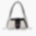 Grained Shoulder 28 – Black Leather | Silver Hardware
