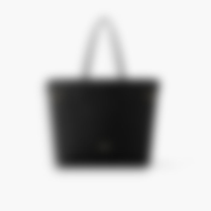 Grand Shopper 31 – Black Leather | Silver Hardware