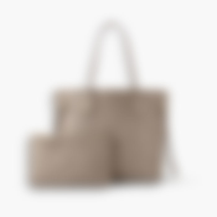 Grand Shopper 31 – Gray Leather | Silver Hardware