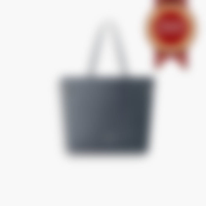 Grand Shopper 31 – Navy Leather | Silver Hardware