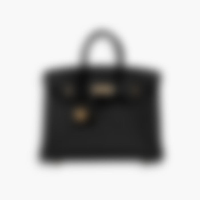Heritage Tote 25 – Black Leather | Silver Hardware
