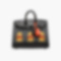 Heritage Tote 25 – Black Leather | Silver Hardware