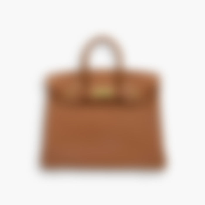 Heritage Tote 25 – Brown Leather | Gold Hardware