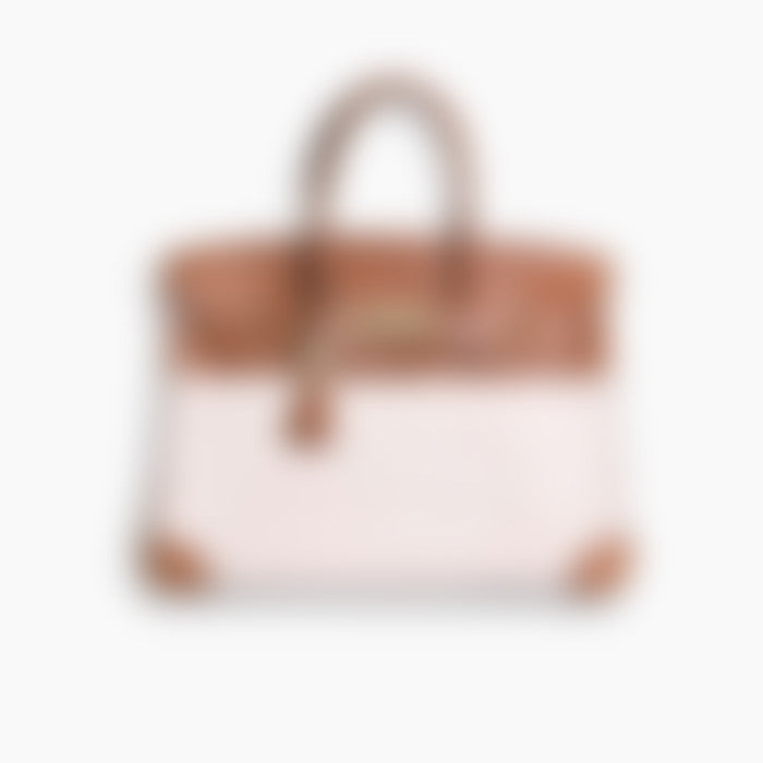 Heritage Tote 25 – Brown Leather | Gold Hardware