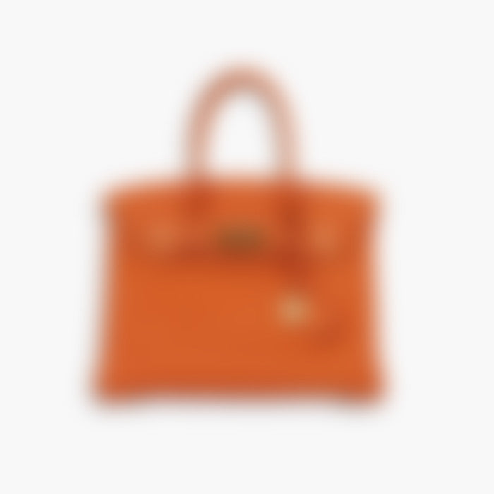 Heritage Tote 25 – Orange Leather | Signature Hardware