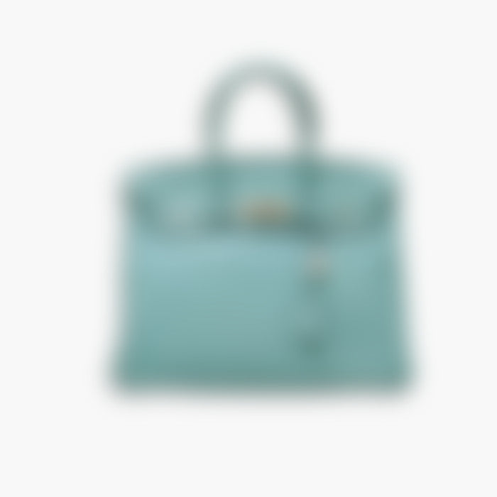 Heritage Tote 30 – Blue Leather | Silver Hardware