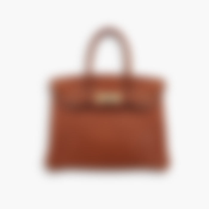 Heritage Tote 30 – Brown Leather | Gold Hardware