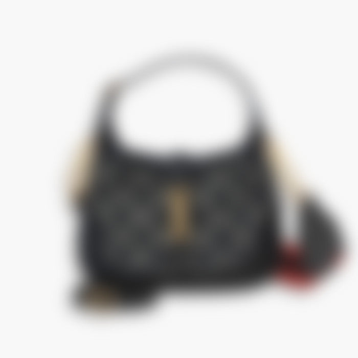 Hobo Clutch 19 – Black Leather | Silver Hardware