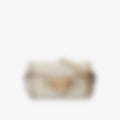 Horsebit Shoulder 18 – White Leather | Gold Hardware