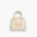 Horsebit Shoulder 20 – White Leather | Gold Hardware