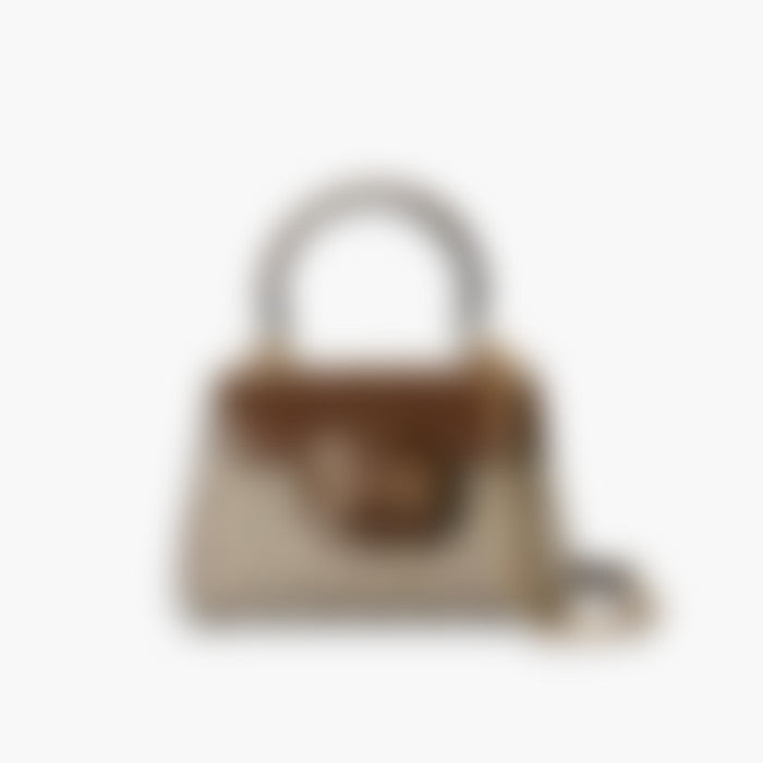 Horsebit Shoulder 22 – Brown Leather | Gold Hardware