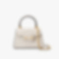 Horsebit Shoulder 22 – White Leather | Gold Hardware