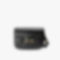 Horsebit Shoulder 25 – Black Leather | Silver Hardware