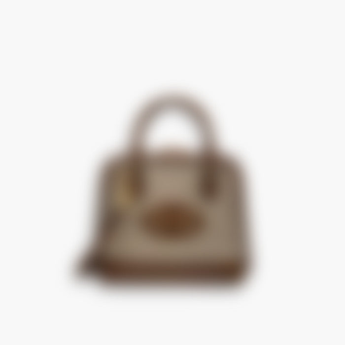 Horsebit Shoulder 25 – Brown Leather | Gold Hardware