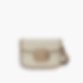 Horsebit Shoulder 25 – White Leather | Gold Hardware