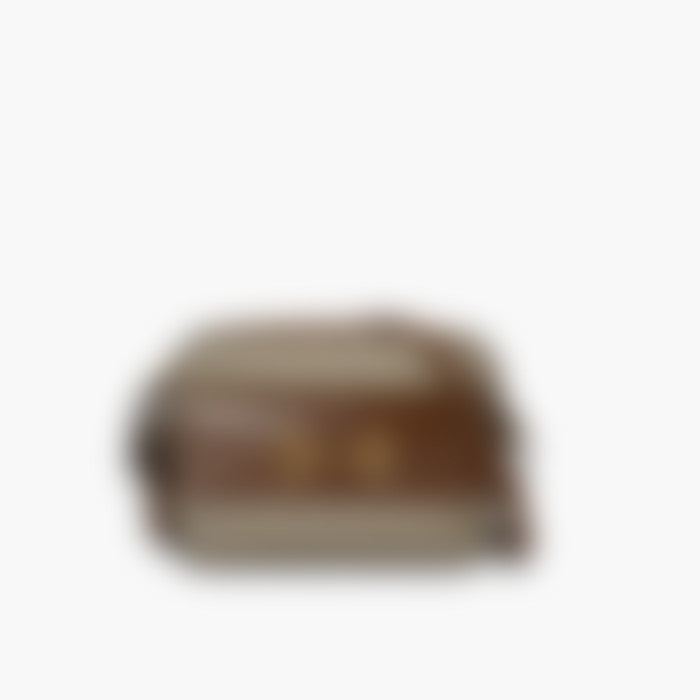 Horsebit Shoulder – Brown Leather | Gold Hardware