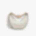 Logo Shoulder 24 – White Leather | Gold Hardware