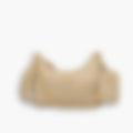 Nylon Hobo Mini 22 – Beige Leather | Gold Hardware