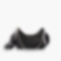 Nylon Hobo Mini 26 – Black Leather | Silver Hardware
