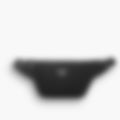 Nylon Shoulder 31 – Black Leather | Silver Hardware