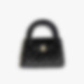 Padded Flap 19 – Black Leather | Silver Hardware