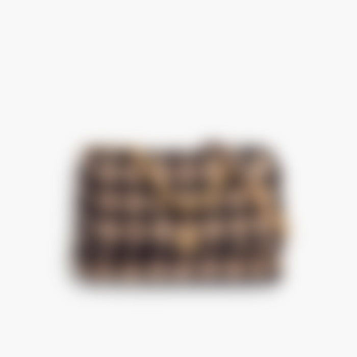 Padded Flap 26 – Black Leather | Silver Hardware