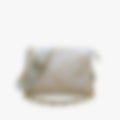 Puff Shoulder 26 – Beige Leather | Gold Hardware