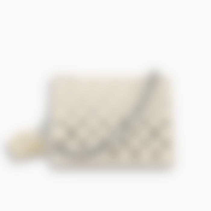 Puff Shoulder 26 – Cream Leather | Signature Hardware